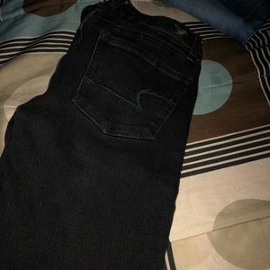 Black American eagles jeans